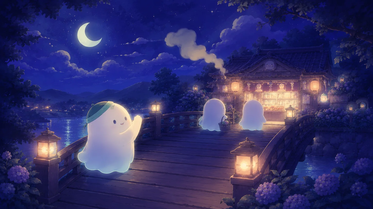 深夜限定・幽靈超商 場景地圖
