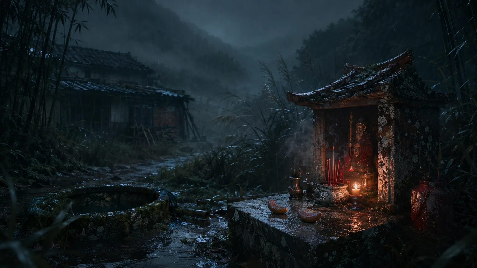 魔神仔・落雨暝 場景示意