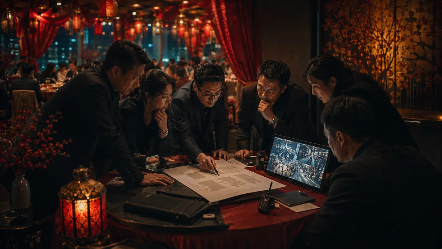 尾牙不散場 場景地圖